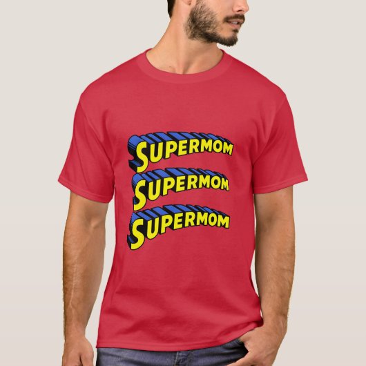 SuperMom in Action T-Shirt (Vorderseite)