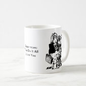 Supermom Individuelle Nachricht Muttertag Kaffeetasse (VorderseiteRechts)