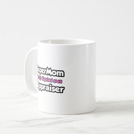SuperMom... Kaffeetasse (Vorderseite Links)