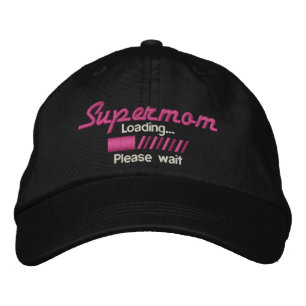 SuperMom Loading Bitte warten Super MAMA Bestickte Kappe