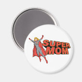 SuperMom Magnet (Vorderseite/Rückseite)