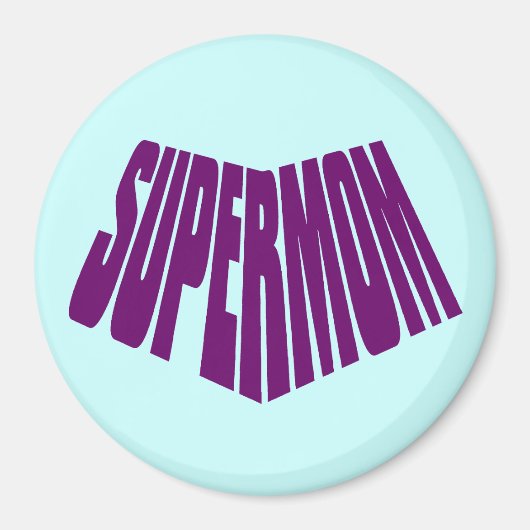 SuperMom: Meine Mutter ist mein Superheld Magnet (Vorne)