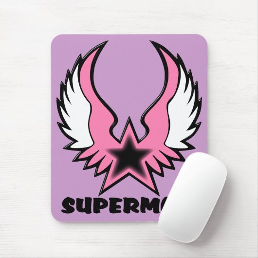 SuperMom: Meine Mutter ist meine Superheldin Mousepad (Mit Mouse)