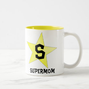 SuperMom Perfect Gift für Mama Zweifarbige Tasse