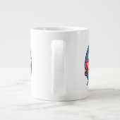 SuperMom Retro-Logo-Tasse Jumbo-Tasse (Rückseite)