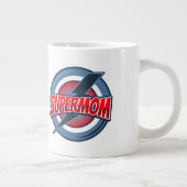 SuperMom Retro-Logo-Tasse Jumbo-Tasse (Rechts)