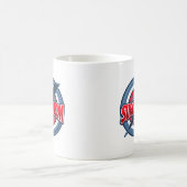 Supermom Retro-Logostil Kaffeetasse (Mittel)