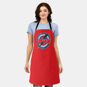 Supermom Retro-Logostil Schürze (Getragen)