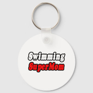 SuperMom schwimmen Schlüsselanhänger