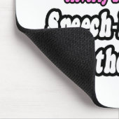 SuperMom...Speech-Language Pathologe Mousepad (Ecke)