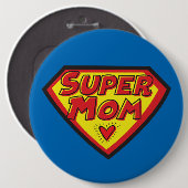 Supermom-Symbol - Button (Vorne & Hinten)