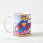 SUPERMOM-Tasse - Niedliches Superhero-Geschenk für Kaffeetasse (Links)