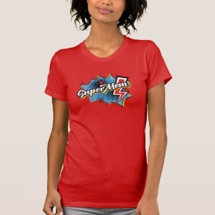 SuperMomsuperhero-Comicart Geschenk-T - Shirt im