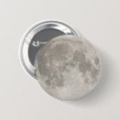 Supermond am schwarzen Himmel Button (Vorne & Hinten)