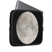 Supermond am schwarzen Himmel Laptopschutzhülle (Vorne Rechts)