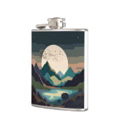 Supermond am See Flachmann (Links)