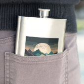 Supermond am See Flachmann (Beispiel)