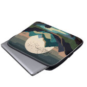 Supermond am See Laptopschutzhülle (Vorne Knopf)