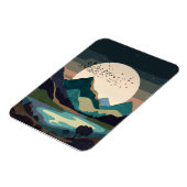 Supermond am See Magnet