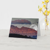 Supermond-Anmerkungs-Karte Karte (Gelbe Blume)