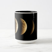 Supermond, Blut-Mond, Mondfinsternis, 2015 Zweifarbige Tasse (Mittel)
