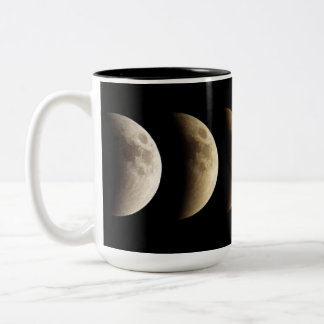 Supermond, Blut-Mond, Mondfinsternis, 2015 Zweifarbige Tasse