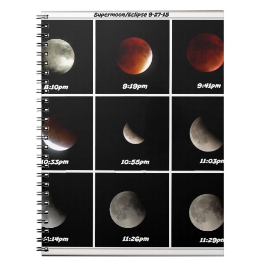 Supermond & Eclipse Notizblock (Vorderseite)