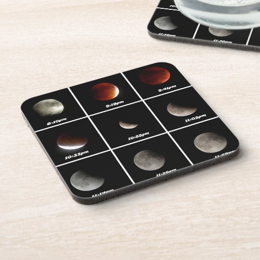 Supermond & Eclipse Untersetzer (Linke Seite)