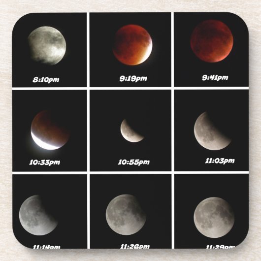 Supermond & Eclipse Untersetzer (Vorderseite)