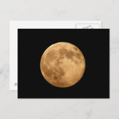 Supermond Postkarte (Vorne/Hinten)