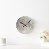 Supermond Runde Wanduhr (Zuhause)