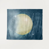 Supermond - Tapisserie Wandteppich (Vorderseite (Horizontal))