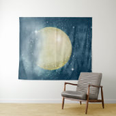 Supermond - Tapisserie Wandteppich (Beispiel (Horizontal))
