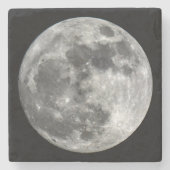 Supermond-Untersetzer Steinuntersetzer (Vorderseite)