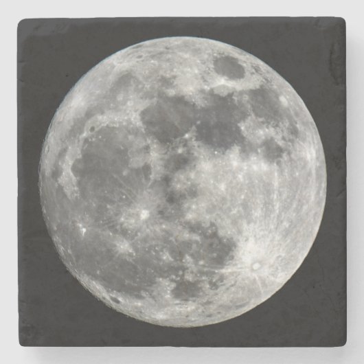 Supermond-Untersetzer Steinuntersetzer (Vorderseite)