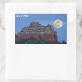 Supermoon-Aufkleber Rechteckiger Aufkleber (Tasche)