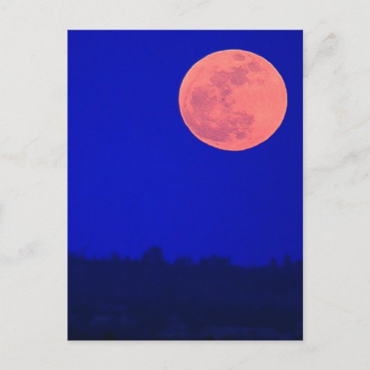 Supermoon Mai 2012 Postkarte (Vorderseite)