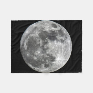 Supermoon Mond-Fleece-Decke Fleecedecke