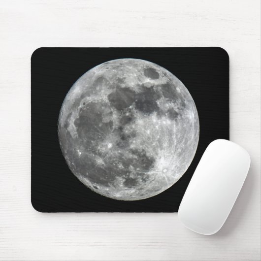 Supermoon Mond Mousepad (Mit Mouse)