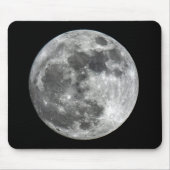 Supermoon Mond Mousepad (Vorne)