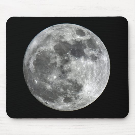 Supermoon Mond Mousepad (Vorne)