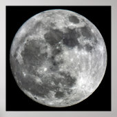 Supermoon Moon Poster (Vorne)