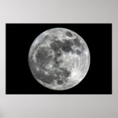 Supermoon Moon Poster (Vorne)