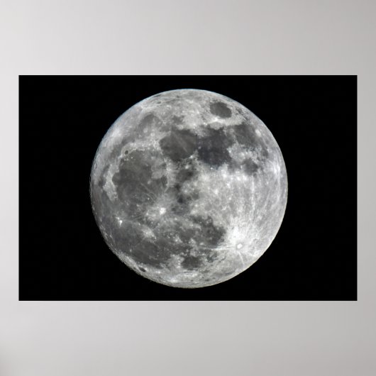 Supermoon Moon Poster (Vorne)