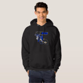 Supermoto Blau Hoodie (Vorne ganz)