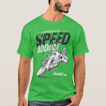 SuperMoto Speed Addict Motorrad-Shirt