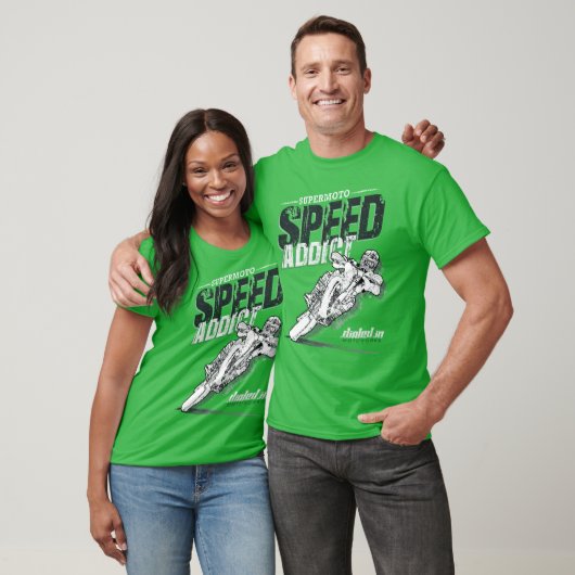 SuperMoto Speed Addict Motorrad-Shirt T-Shirt (Unisex)
