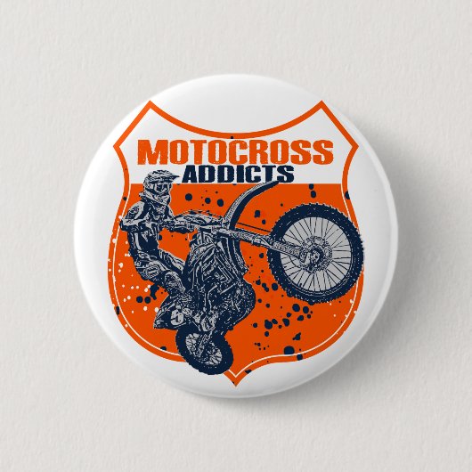 Supermoto Süchtige Button (Vorderseite)