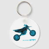 SuperMoto Wheelie Schlüsselanhänger (Vorderseite)