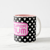 SUPERMUM MIT DER LIEBE-TASSE ZWEIFARBIGE TASSE (VorderseiteRechts)